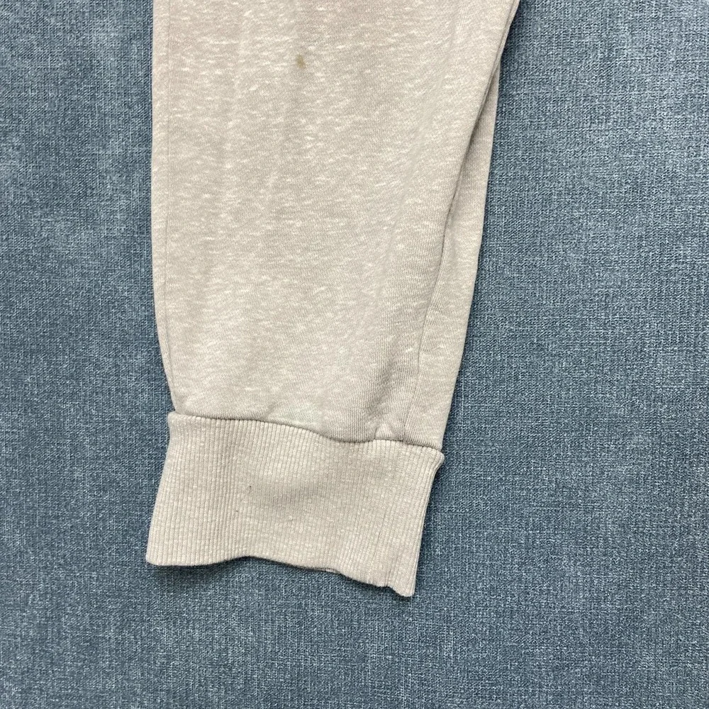 Michael Kors Sweatpants Mens Large Heather Gray Fleece Lined Logo Tapered Leg